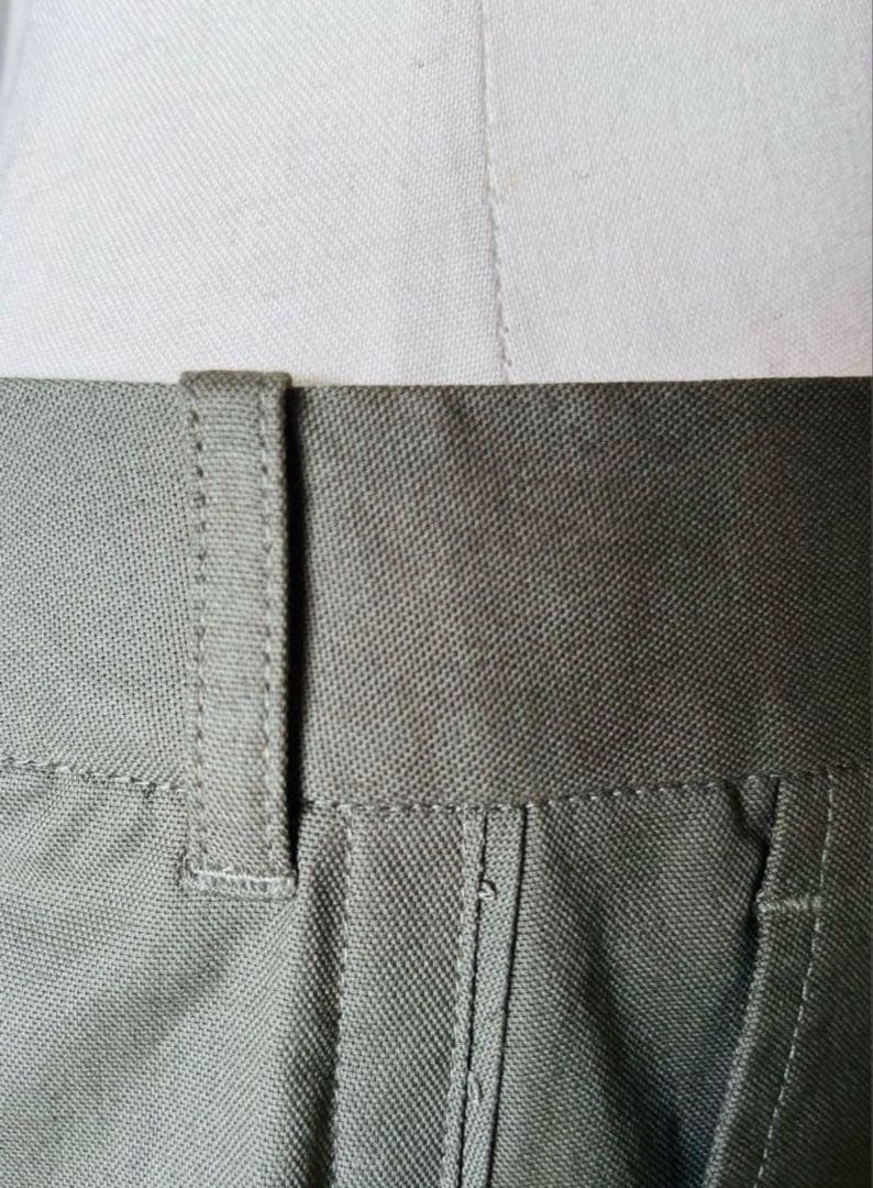 ３.１フィリップリム ノータック コットン パンツ 4 カーキ ARMY