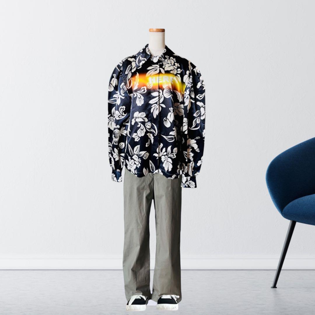 ３.１フィリップリム ノータック コットン パンツ 4 カーキ ARMY