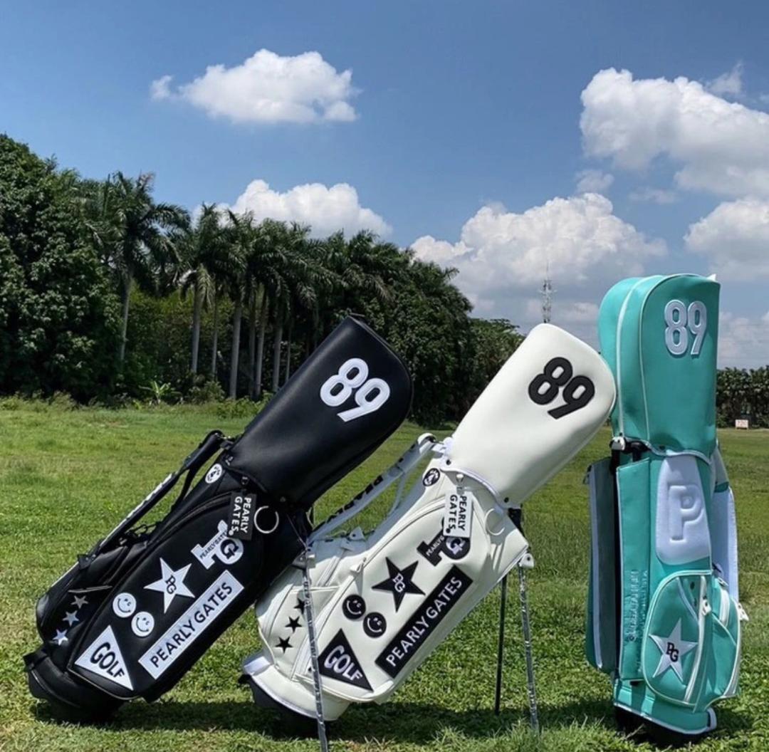 新品未使用.PEARLY GATES ゴルフバッグ ホワイト