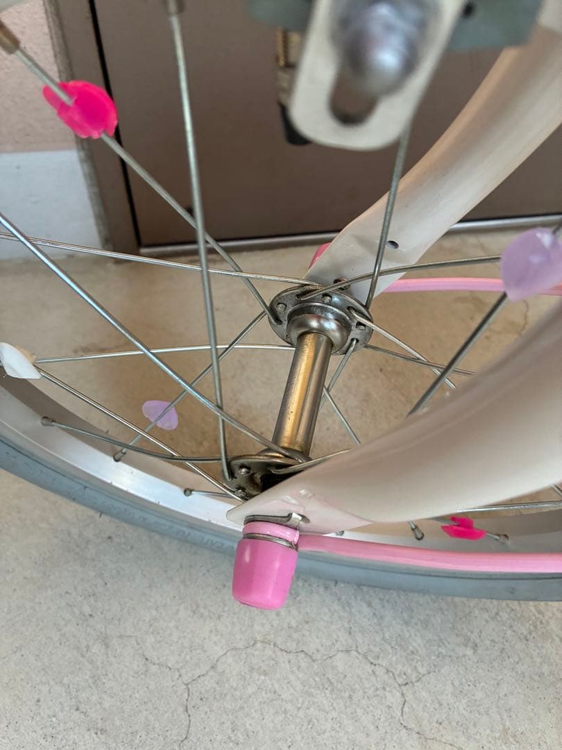 【引取限定】 16インチ　ミニーマウスポルカドット　子供用自転車