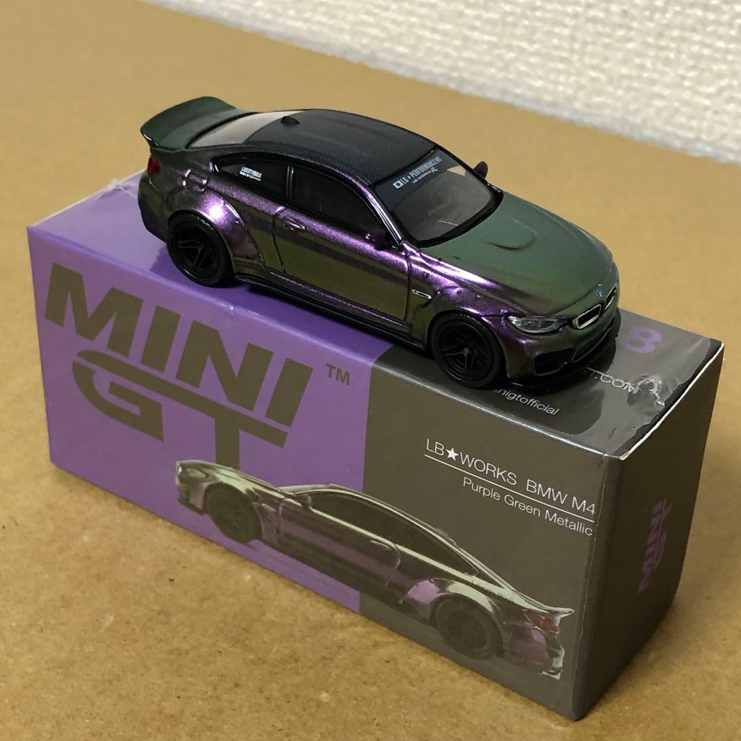 MINI GT　LB WORKS  M4　パープル グリーン メタリック