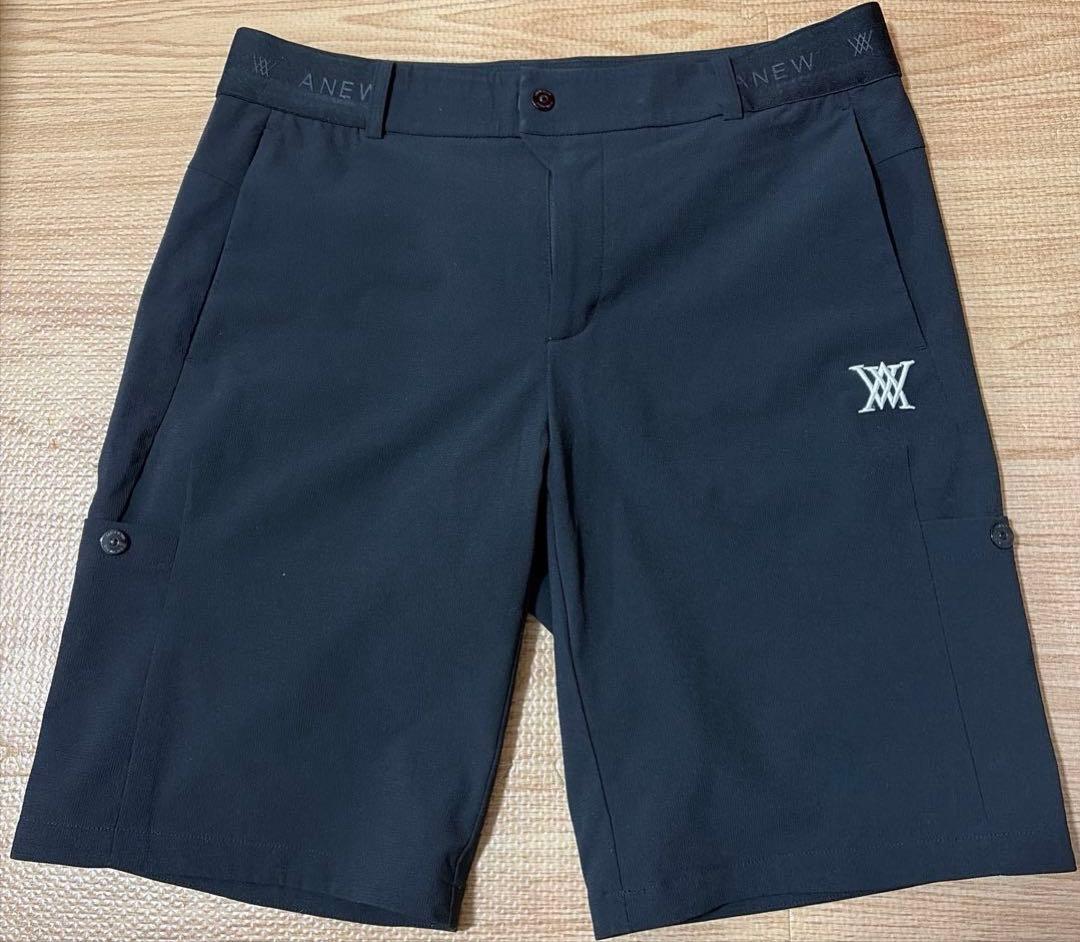 【希少】ANEWGOLF ハーフパンツ　Lサイズ　ブラック