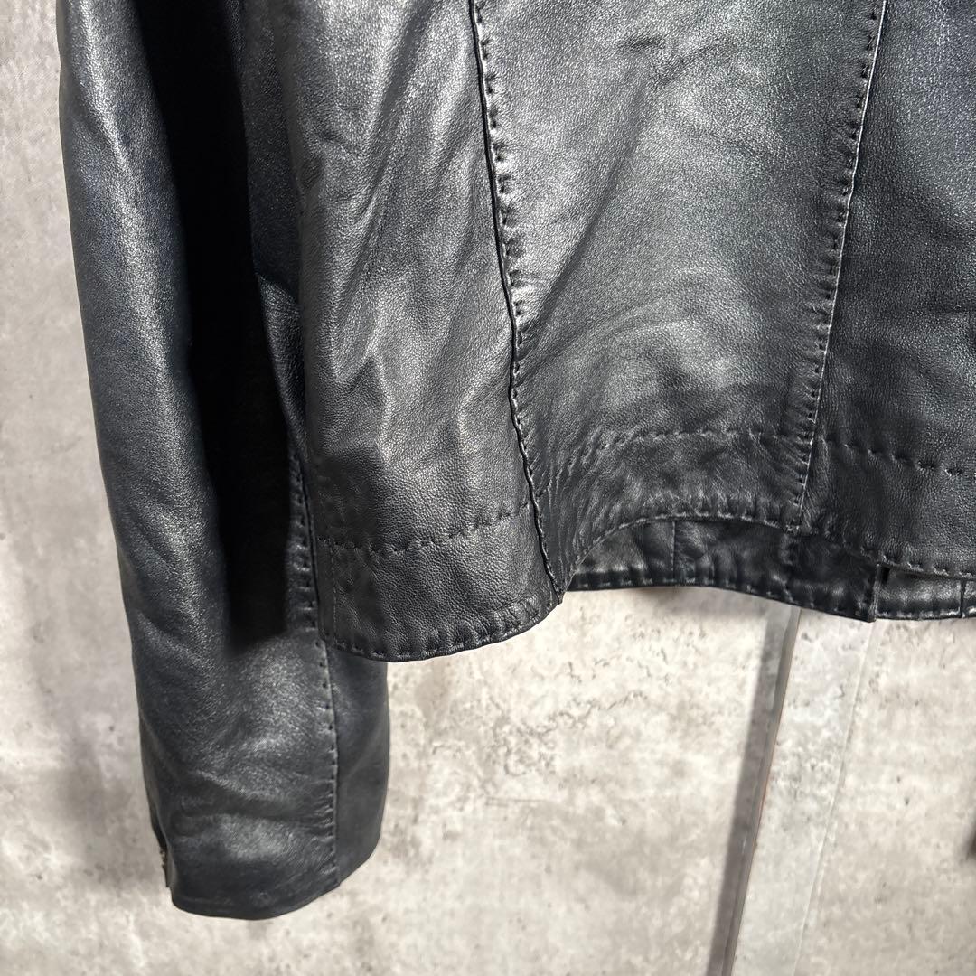 【00s】Archiveイタリア製LeatherJacket\"平成グランジY2K
