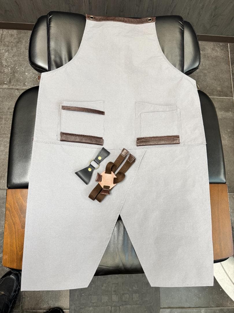 【美容師・理容師御用達】aruci×PREPPY/KONBU®︎ ハカマエプロン