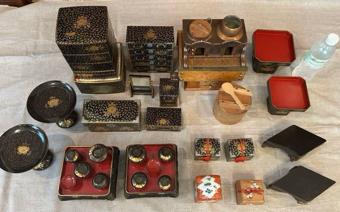 アンティーク　雛人形　お飾りのみ　昭和初期