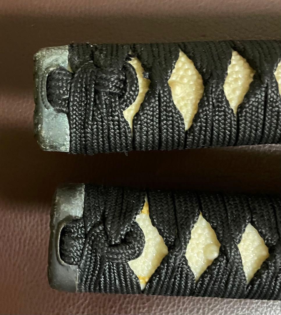 模造刀　居合刀　刀掛け　螺鈿　武具　v311