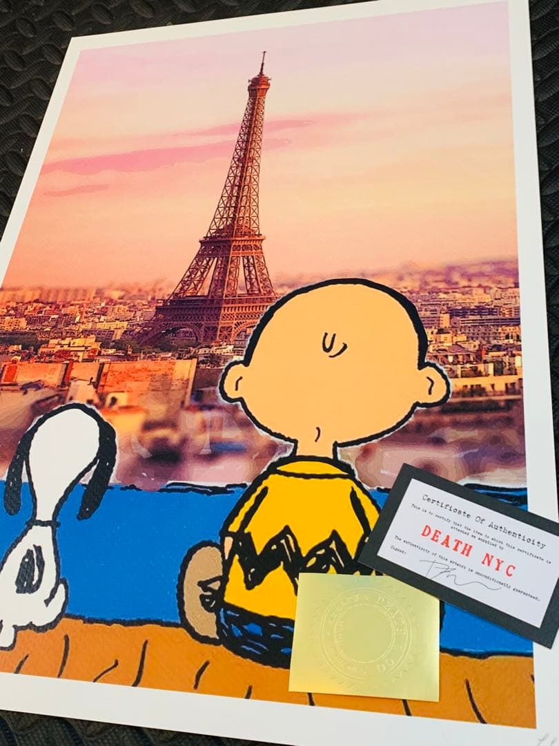 世界限定100点　正規品DEATH NYC ポップアート パリ エッフェル塔