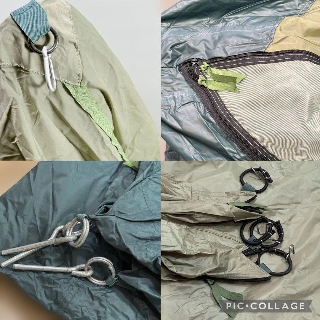 【純正シート付】極美品 モンベル ムーンライトテント3型 アイボリー 廃盤 希少