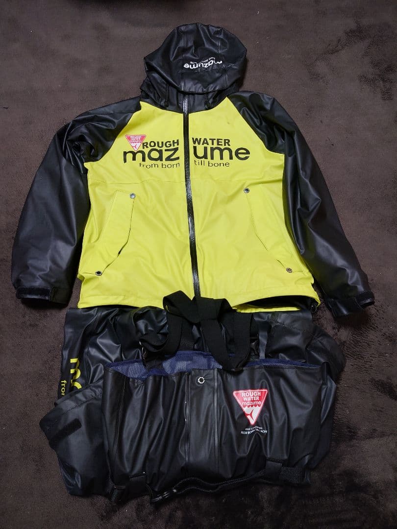 mazume ROUGH レインウェア レインスーツ 上下セット マズメ