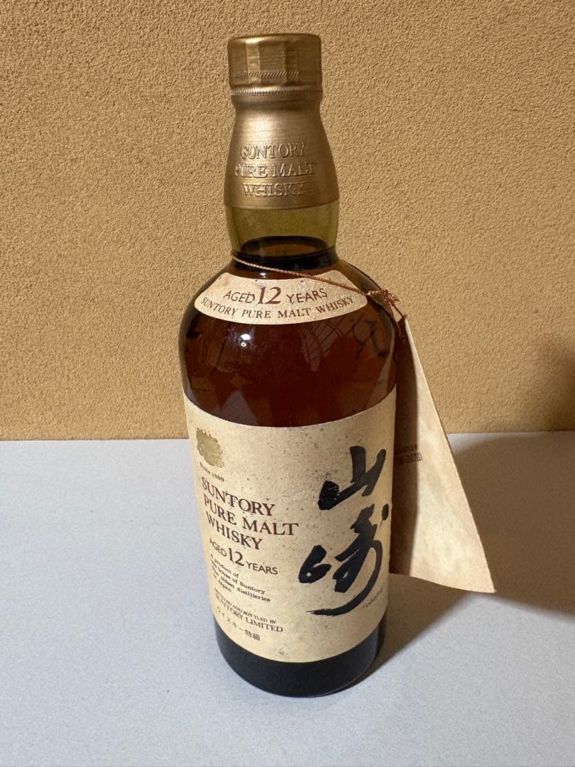 【未開栓】サントリーピュアモルトウイスキー山崎　12年　特級　760ml 向獅子