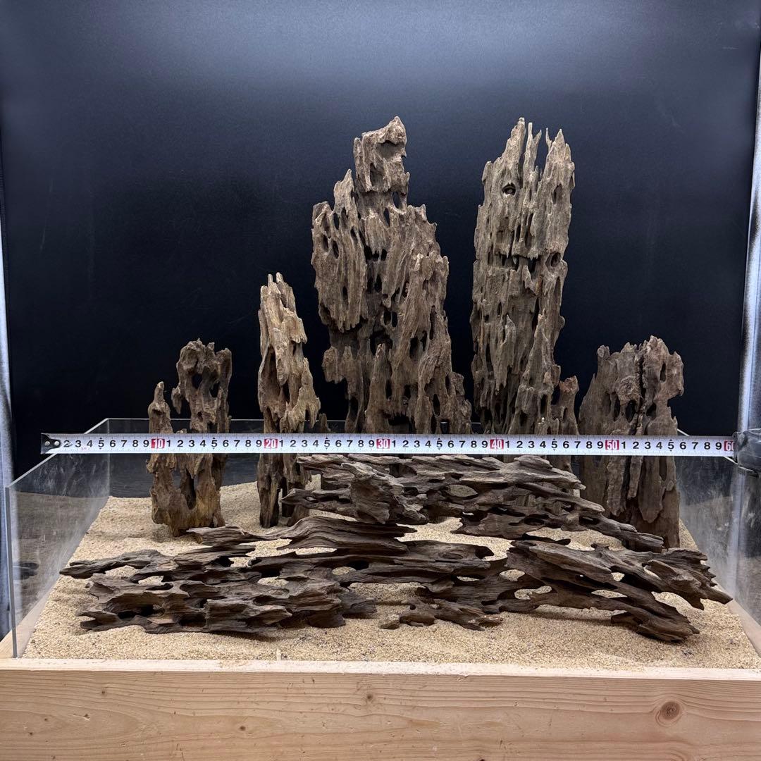 MMW-7055 マシンガンウッド8本セット　流木　アクアリウム