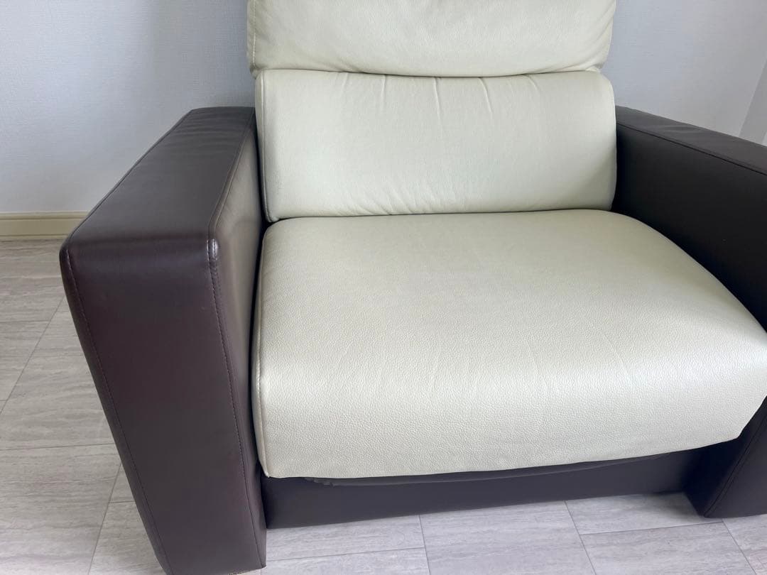 【値下げ】MARUICHI リクライニングソファ　オットマン付