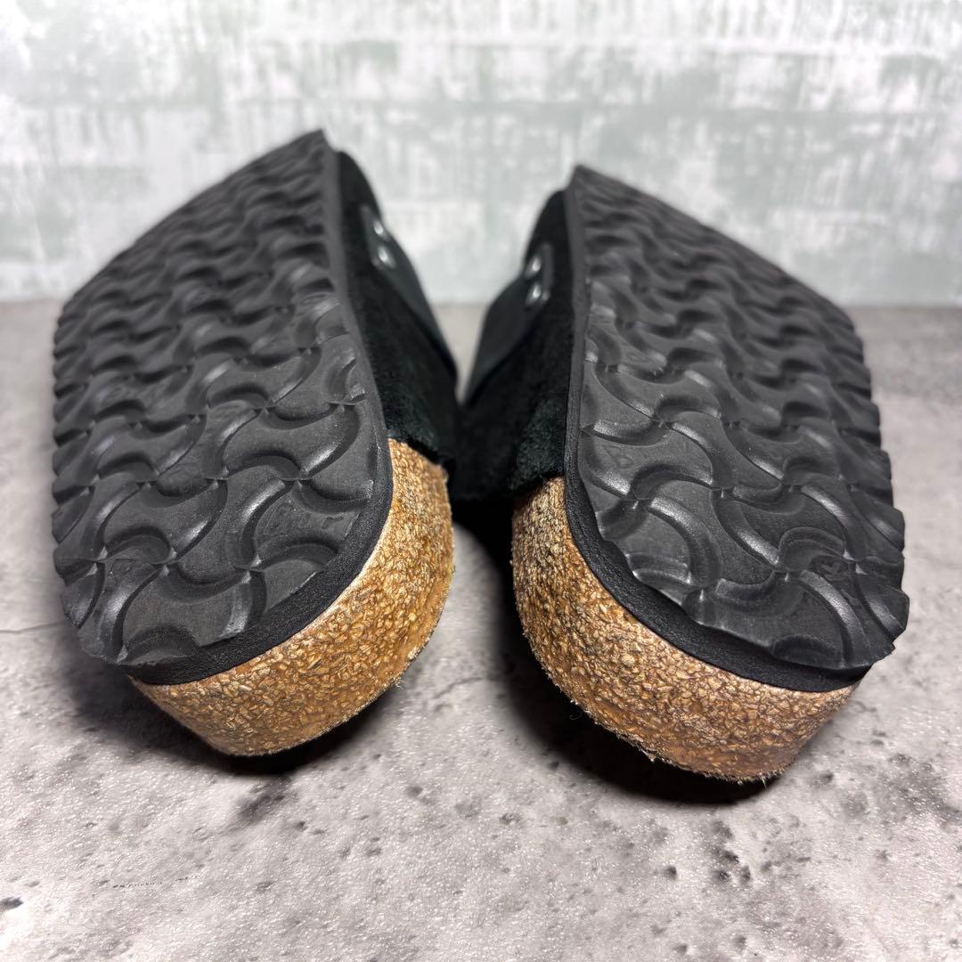 【岡田幸広！】ビルケンシュトック キョウト 37 黒 スエード レザー