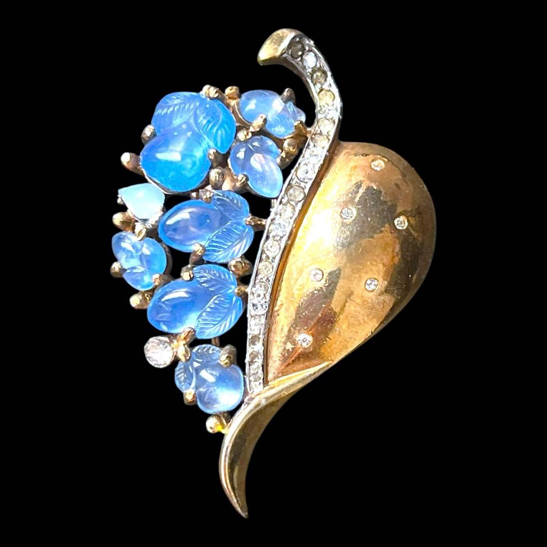 CROWN TRIFARI☆フルーツサラダ☆ファークリップブローチ＆イヤリング