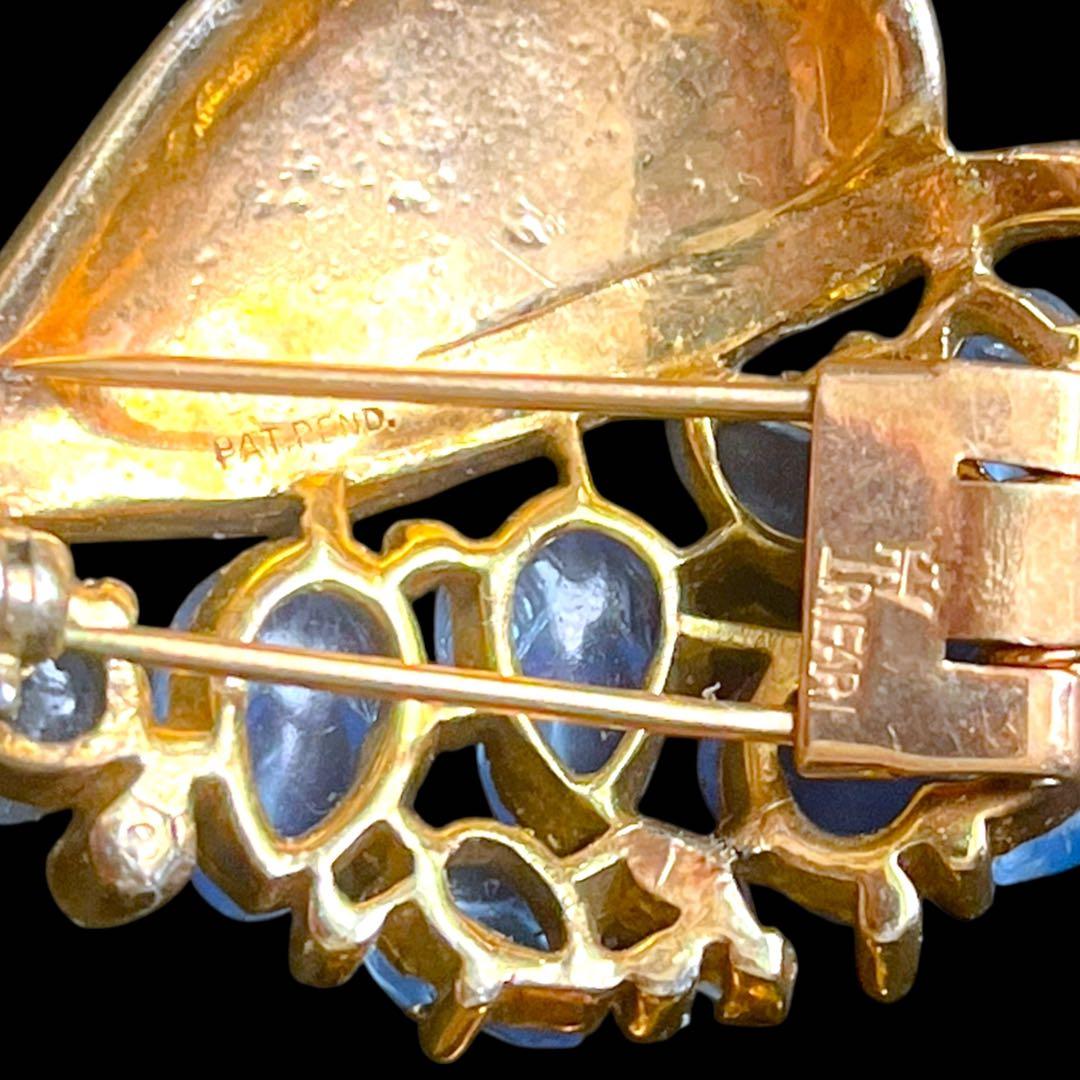 CROWN TRIFARI☆フルーツサラダ☆ファークリップブローチ＆イヤリング