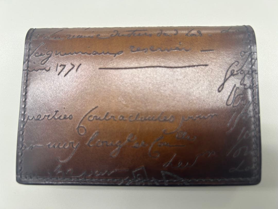 Berluti ブラウンレザー名刺入れ