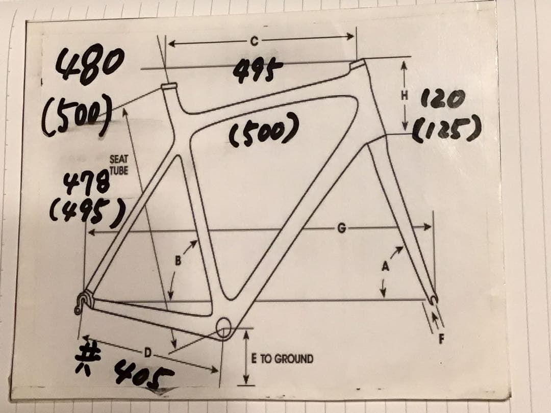NAKAGAWA Prominence ピンク 50 デッドストック・クロモリ
