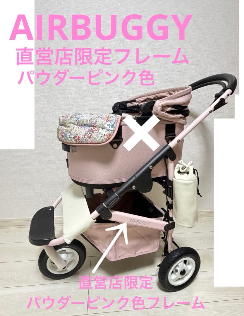 【エアバギー唯一のピンクフレーム】エアバギー 直営店限定パウダーピンク色フレーム