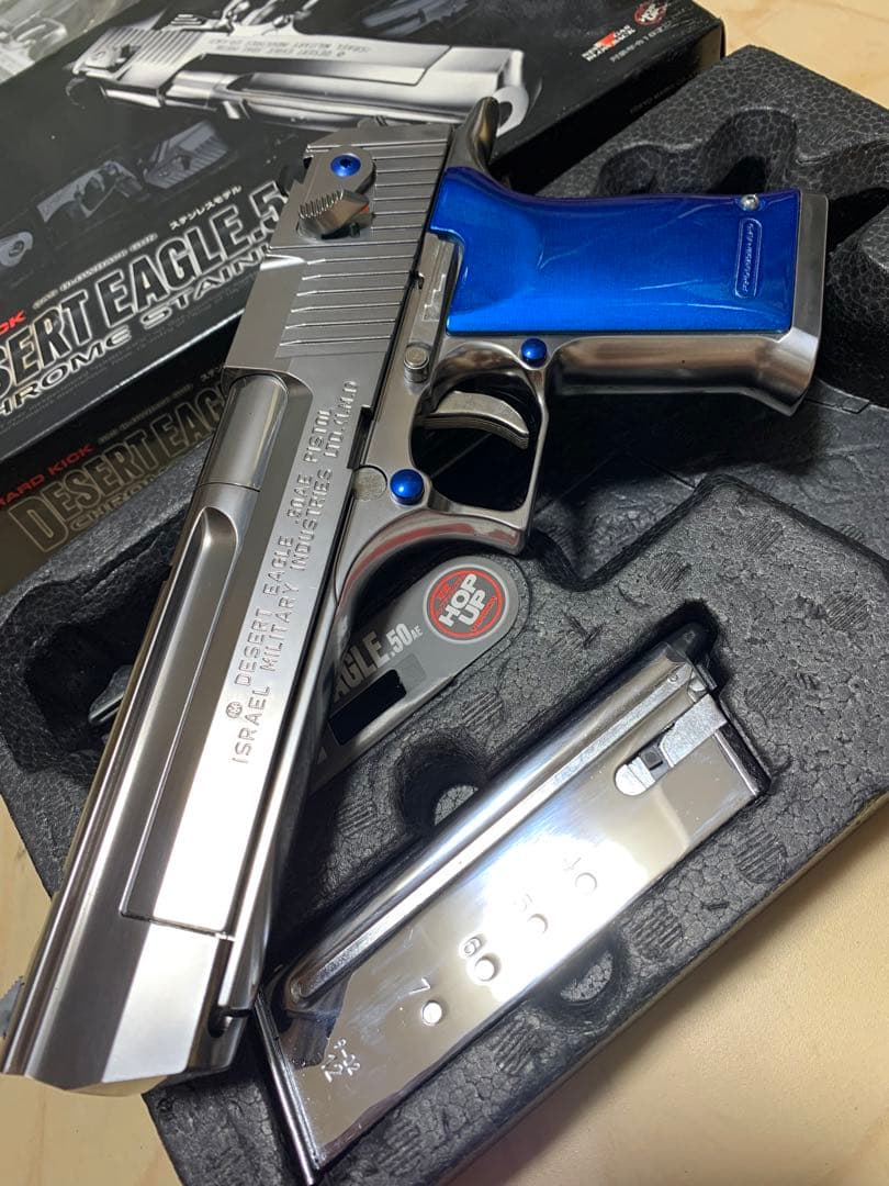 東京マルイ クロームステンレス デザートイーグル .50AE ハードキック