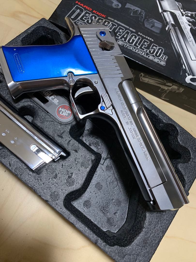 東京マルイ クロームステンレス デザートイーグル .50AE ハードキック