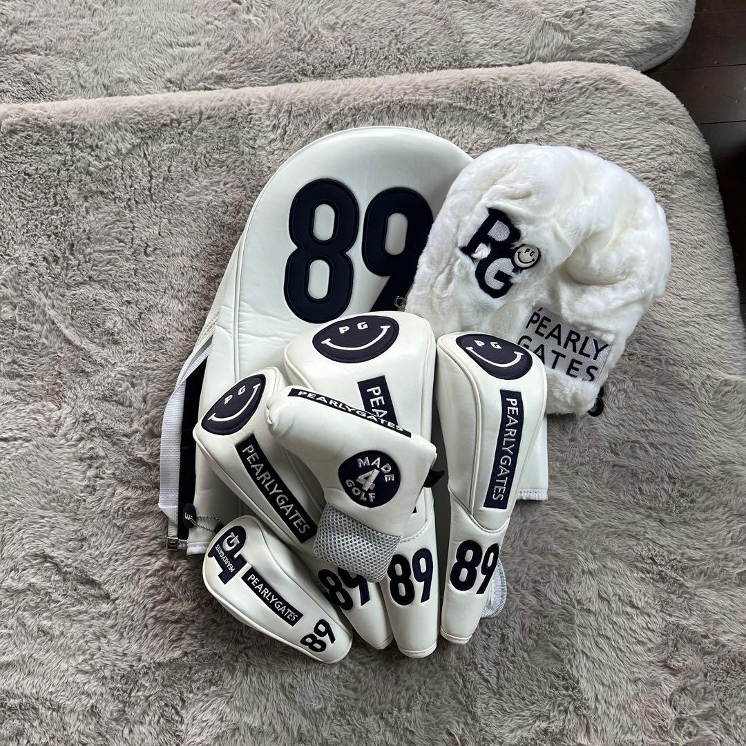 PEARLY GATES キャディバッグ P01989 ホワイト フルセット