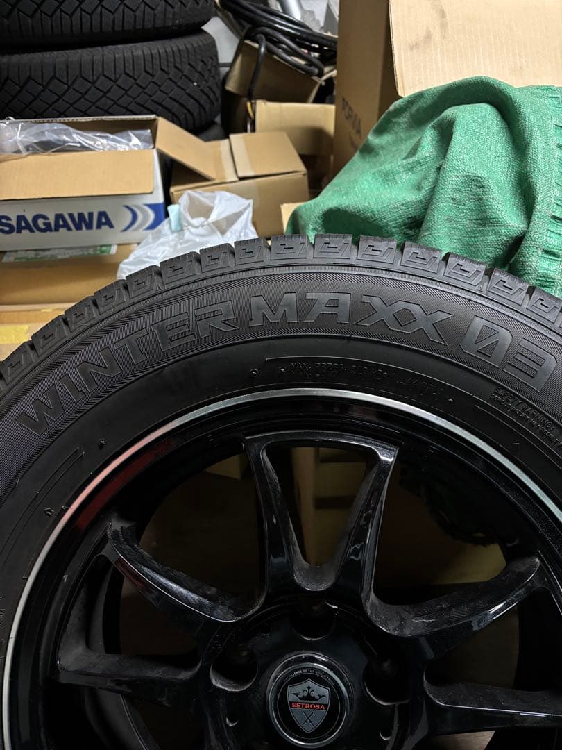 その①　30アルファード 九分山スタッドレス付き16インチアルミ