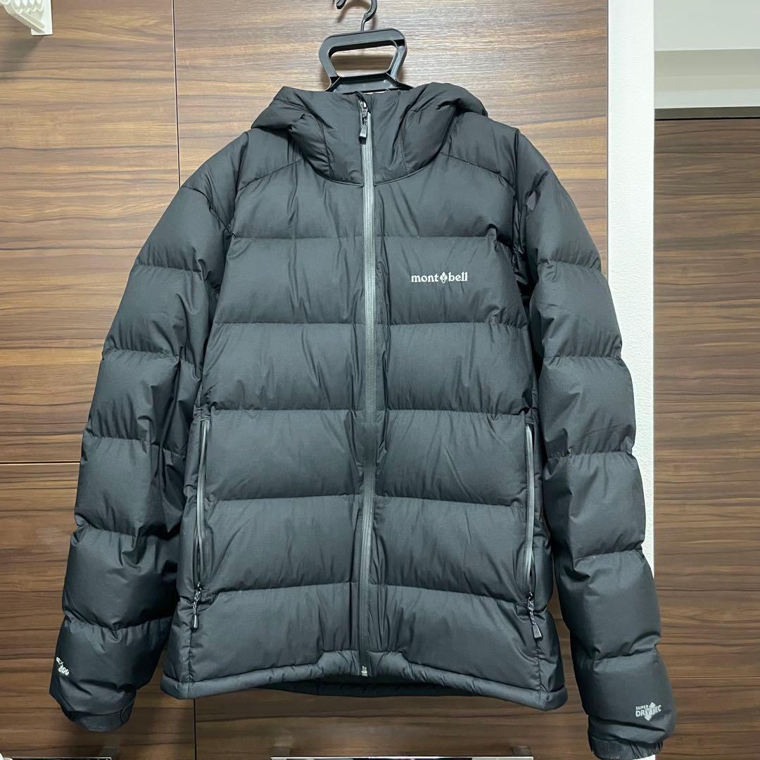 タグありmont-bell モンベル パーマフロストライトダウンパーカ XL 黒