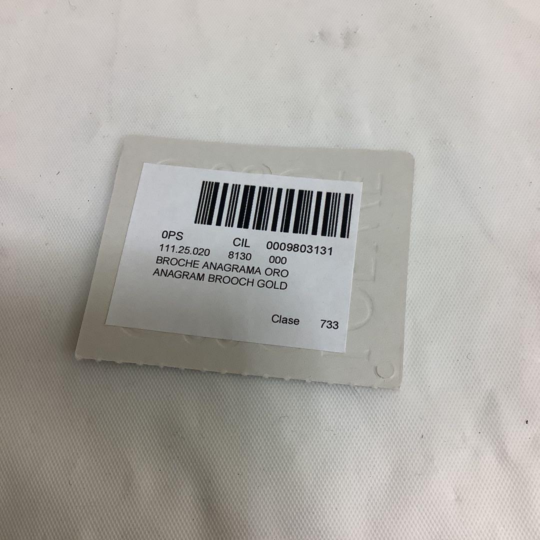 7819⑥LOEWE ゴールド ブローチ