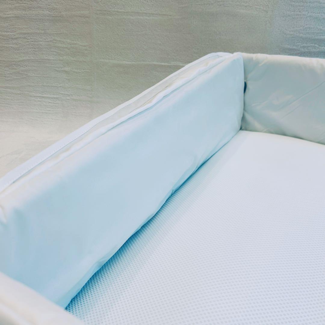 未使用級✨️ Aprica ココネルエアーAB グレーベアー ベビーベッド