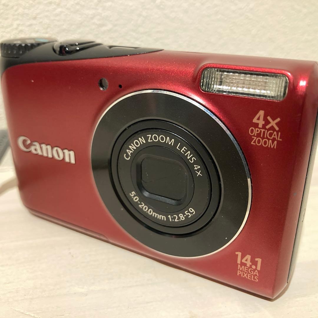 【動作確認済】Canon PowerShot A2200 レッド