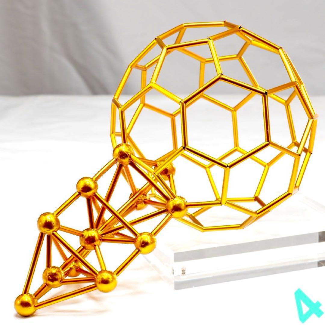 バッキーカバラ　生命の樹＋フラーレン　立体カバラ　3Dカバラ　★ GGL3