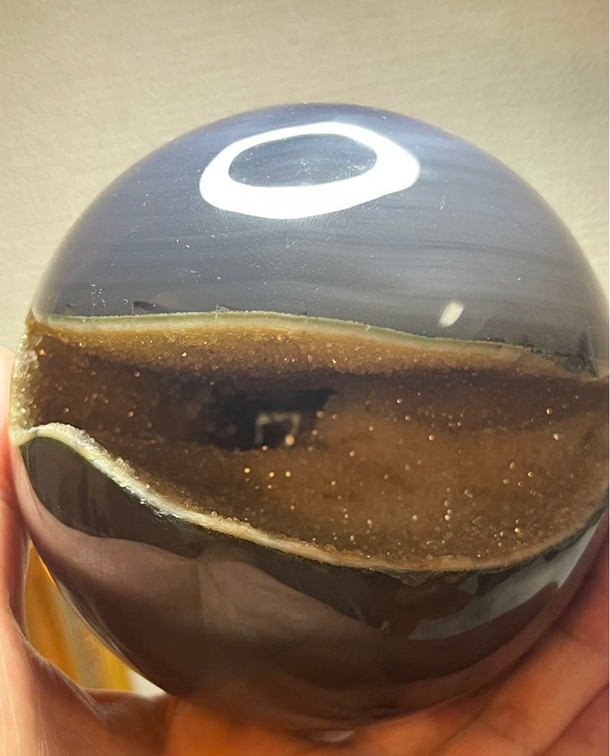 超激レア!!ラッキー7笑口瑪瑙大玉スフィア