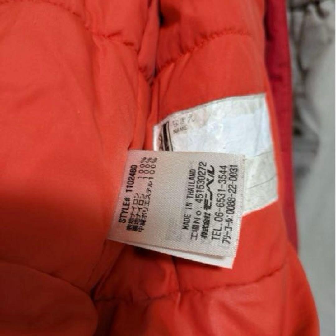 【mont-bell】子ども用スノーウェア 120 赤/グレー