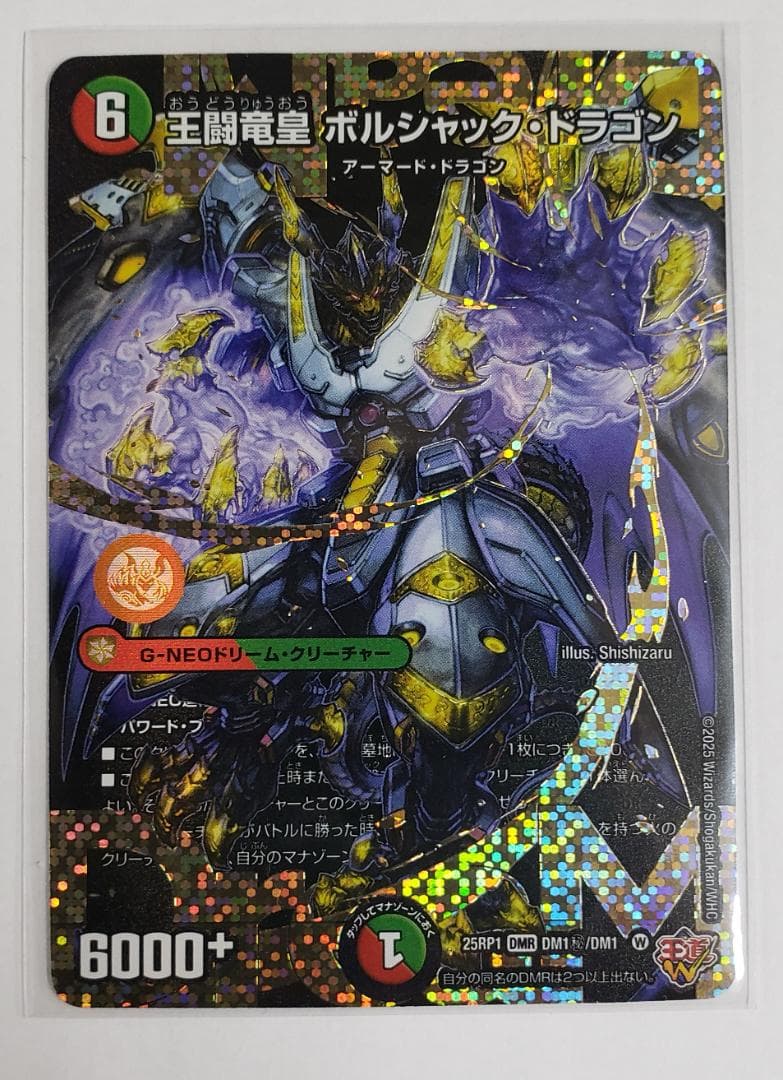 DM 王闘竜皇 ボルシャック・ドラゴン シークレットドリームレア SE
