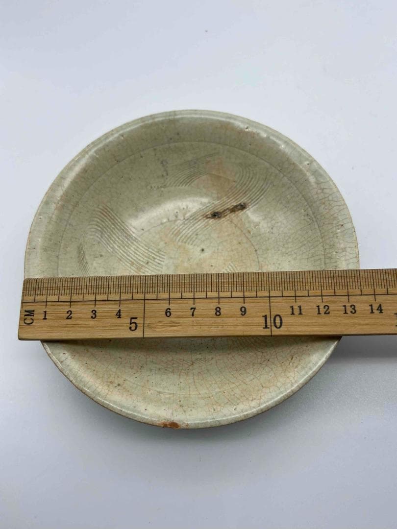 宋時代　青磁茶碗　茶盞 影青　景徳鎮　唐物　古賞物　時代物 茶盞(E-51)