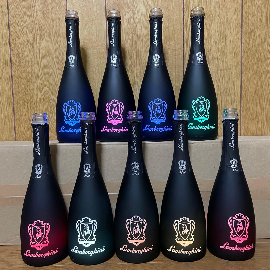 ランボルギーニルミナス 光る瓶 【空き瓶】空瓶 9本セット