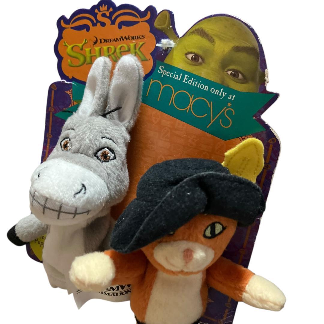 Macy’s限定 シュレック ぬいぐるみ 2007年 ドンキー＆長靴猫付き レア