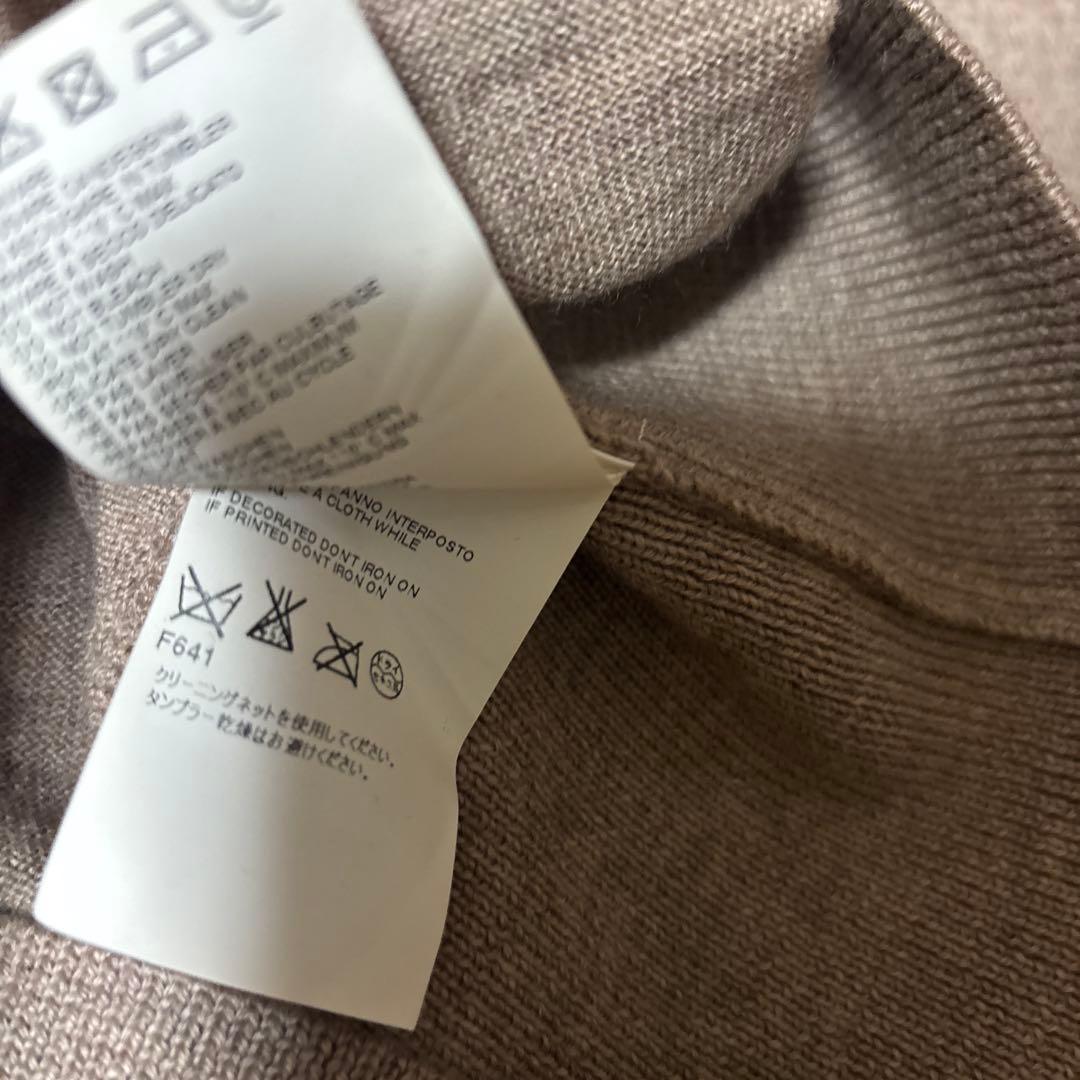 マルタンマルジェラMaison Margielaウールニット エルボーパッチXS