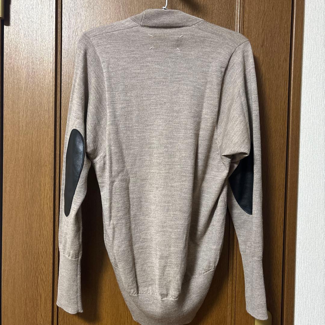 マルタンマルジェラMaison Margielaウールニット エルボーパッチXS