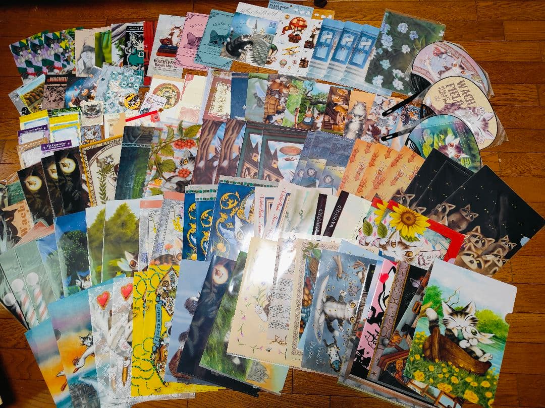 わちふぃーるど 猫のダヤン ダヤンクリアファイル ステッカー レター 缶バッジ