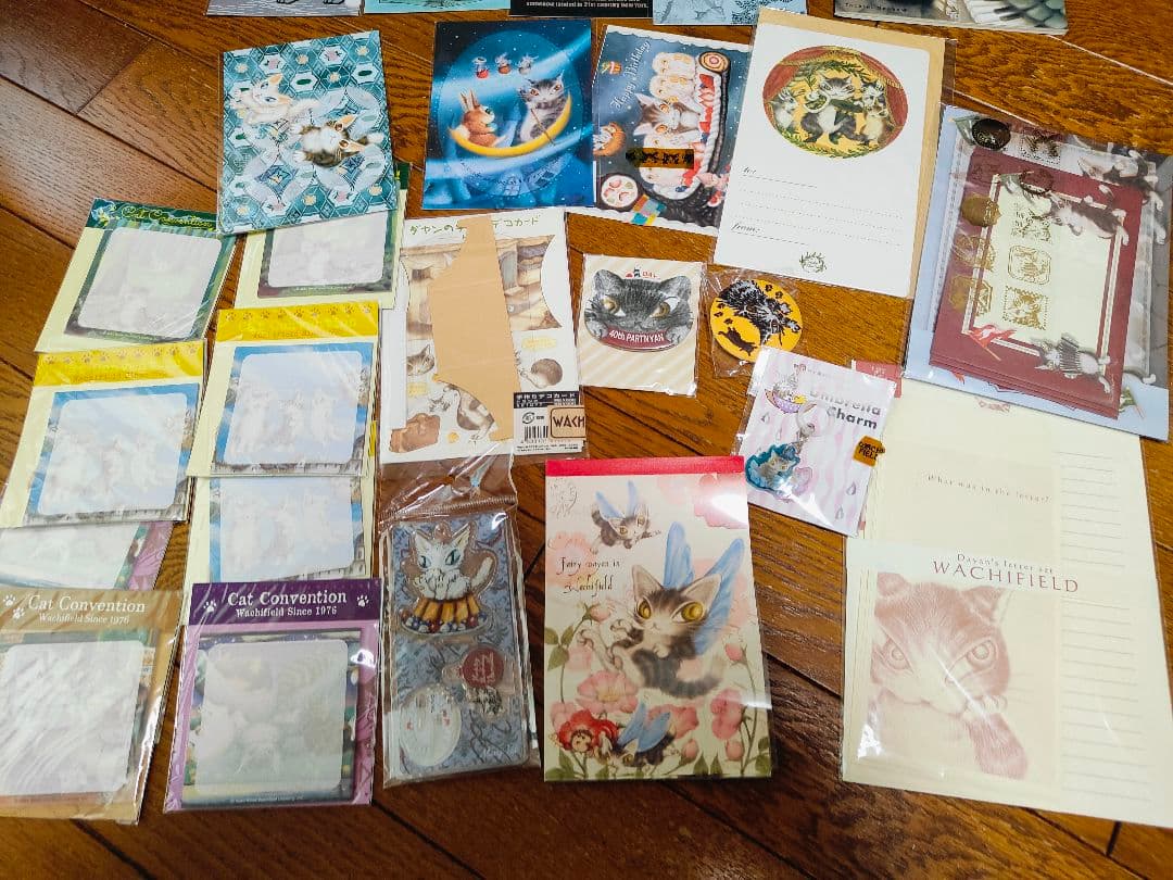 わちふぃーるど 猫のダヤン ダヤンクリアファイル ステッカー レター 缶バッジ