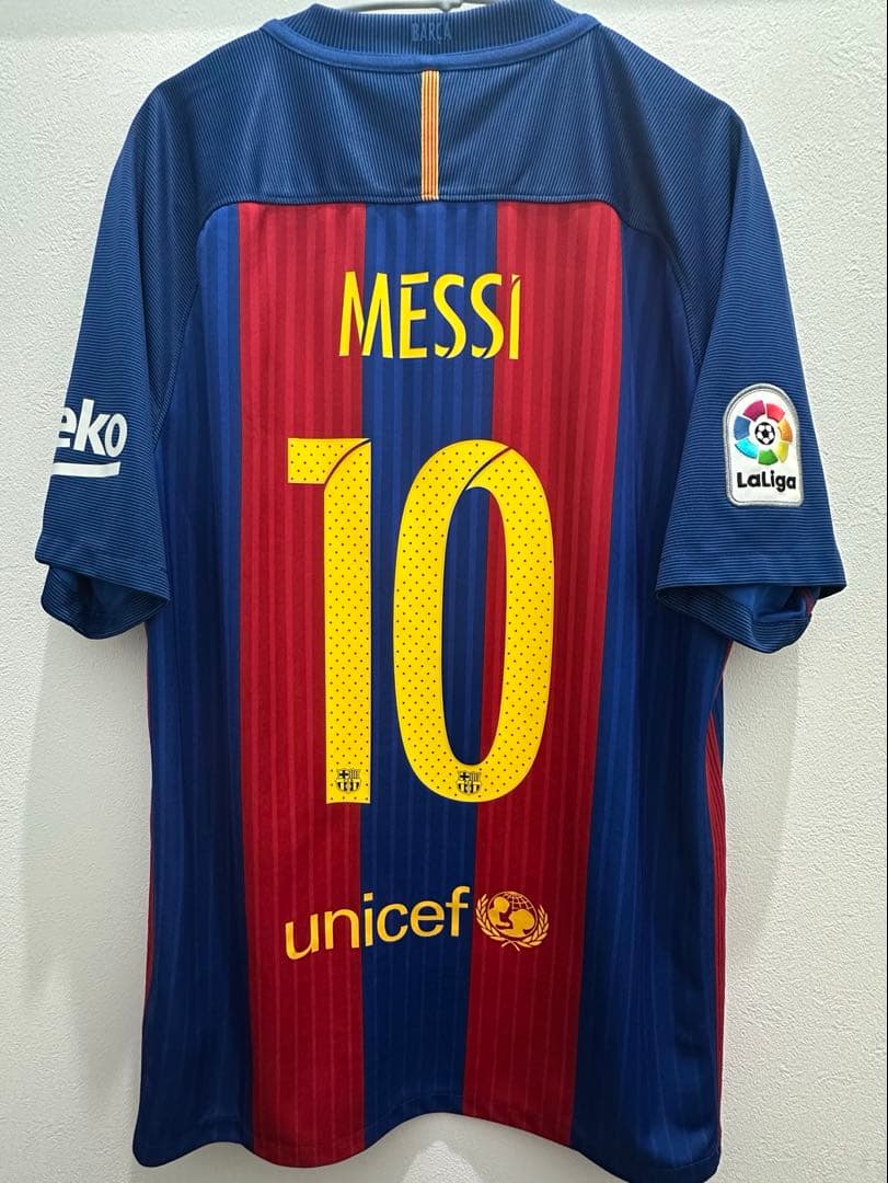 【メッシ#10】 バルセロナ ユニフォーム 16/17 サイズM