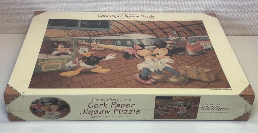 ディズニーキャラクターズ コルクペーパー・ジグソーパズル 恋のエクスプレス