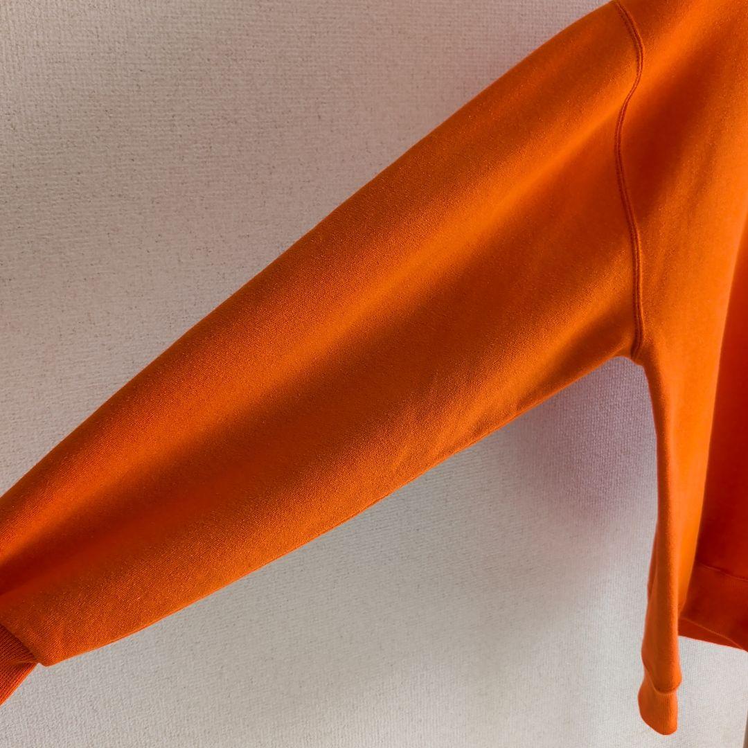 90s USA製 RUSSELL ATHLETIC 無地 スウェット オレンジ