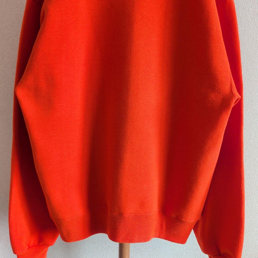 90s USA製 RUSSELL ATHLETIC 無地 スウェット オレンジ