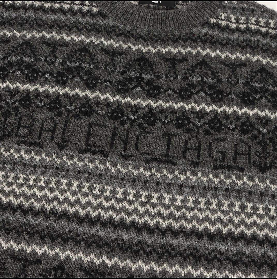 BALENCIAGA バレンシアガ 21AWフェアアイルニット