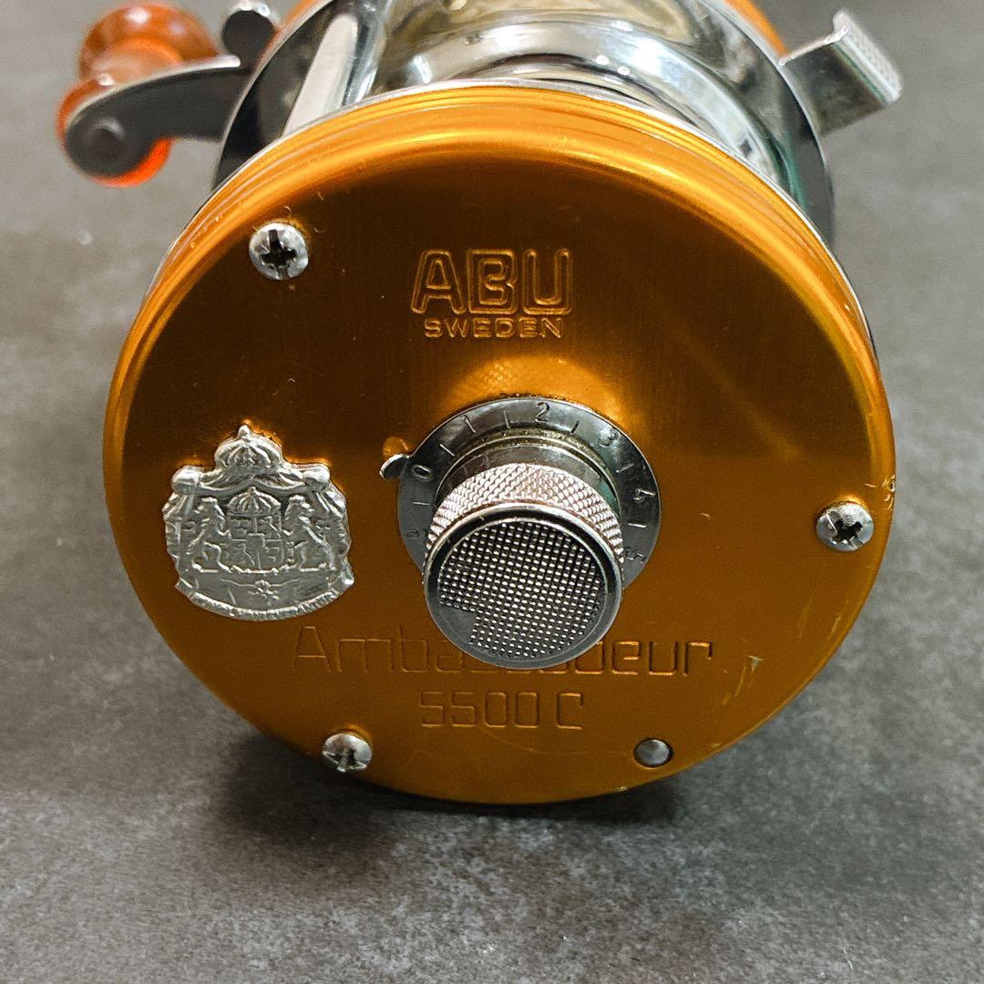 ツ*ヤ様 アブ アンバサダー 5500C ベイト 120013 オレンジ カスタ