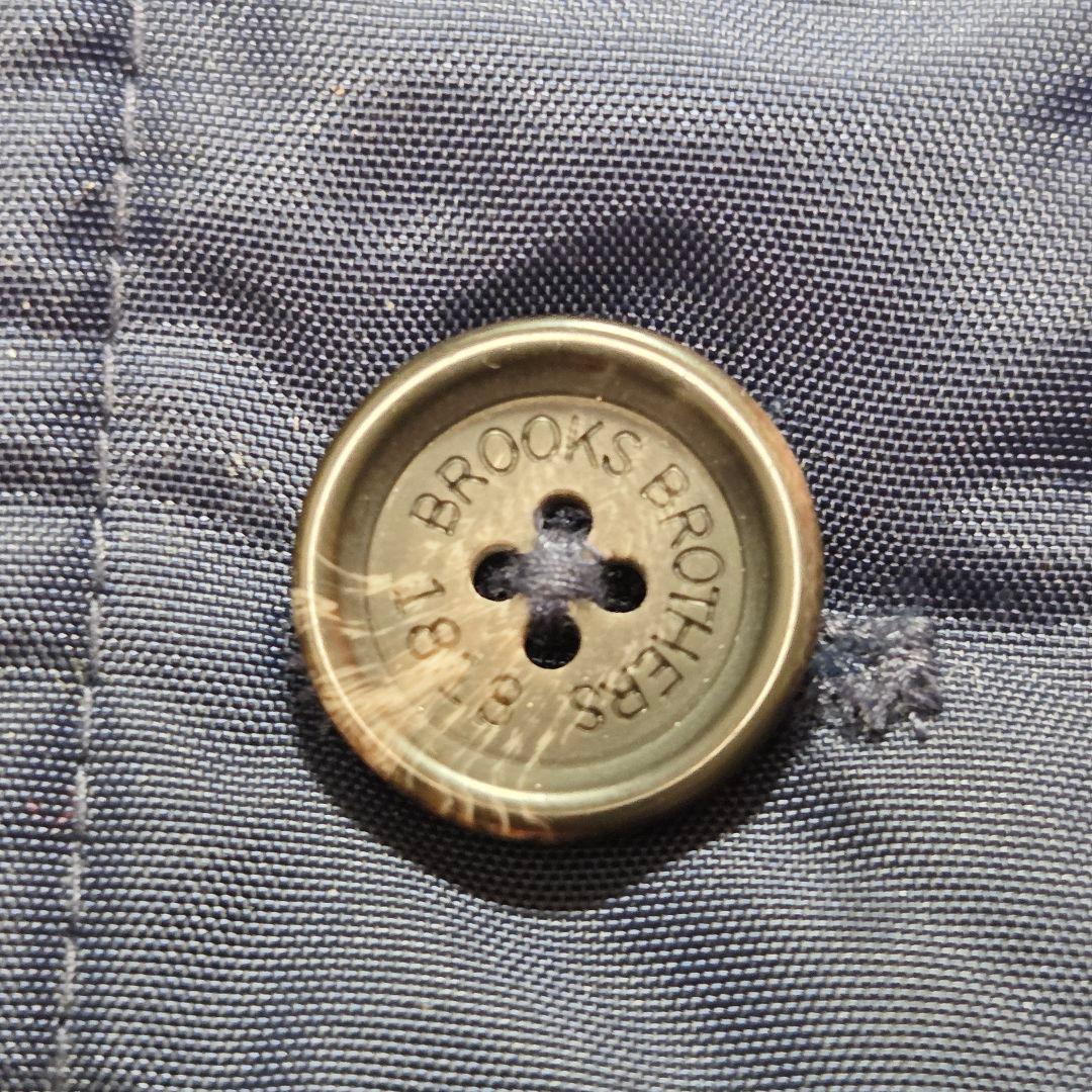 【美品】​ブルックスブラザーズ ナイロン サファリジャケット 中綿入り 紺 M