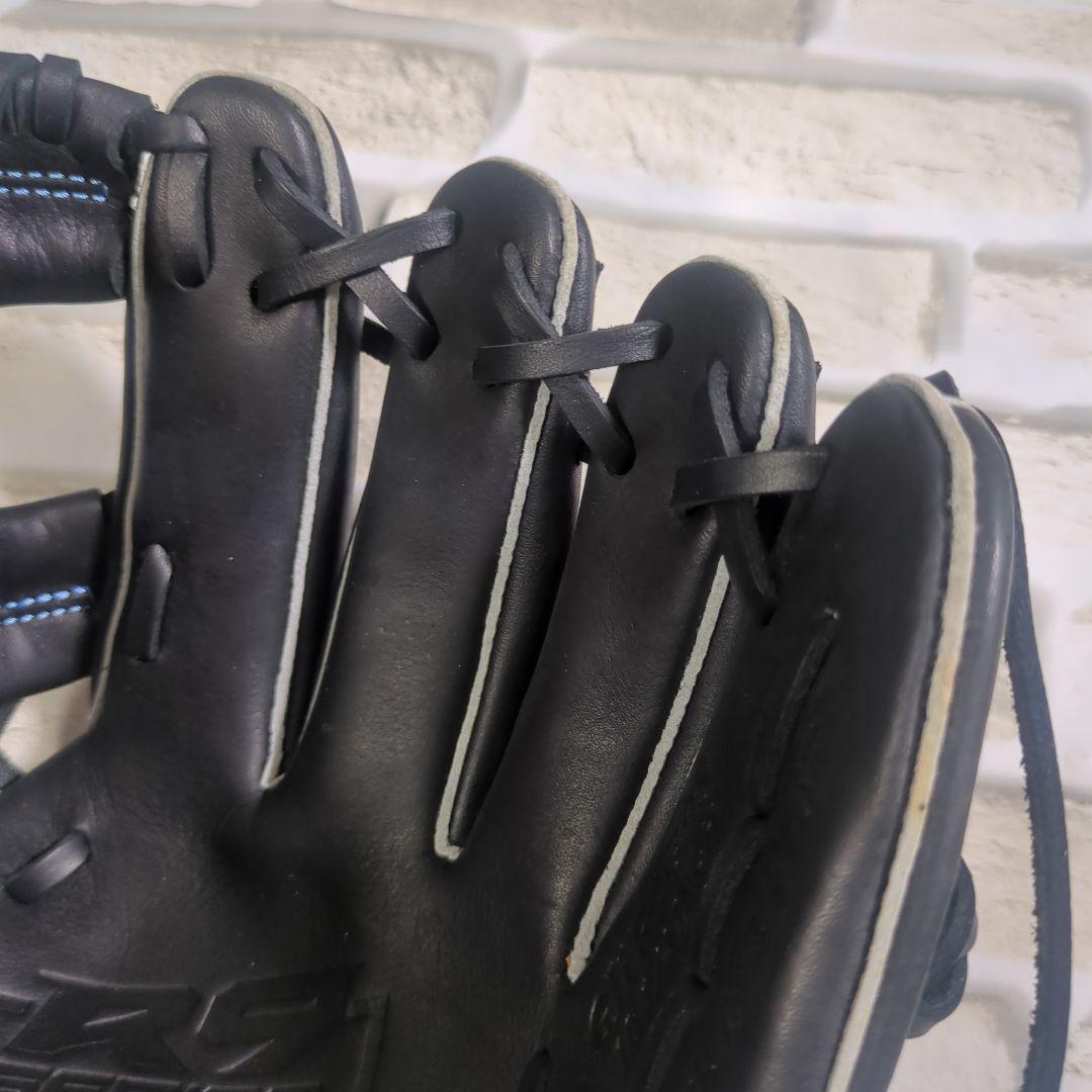 【未使用・タグ付き】Rawlings 軟式グローブ 黒/青 ジュニアS
