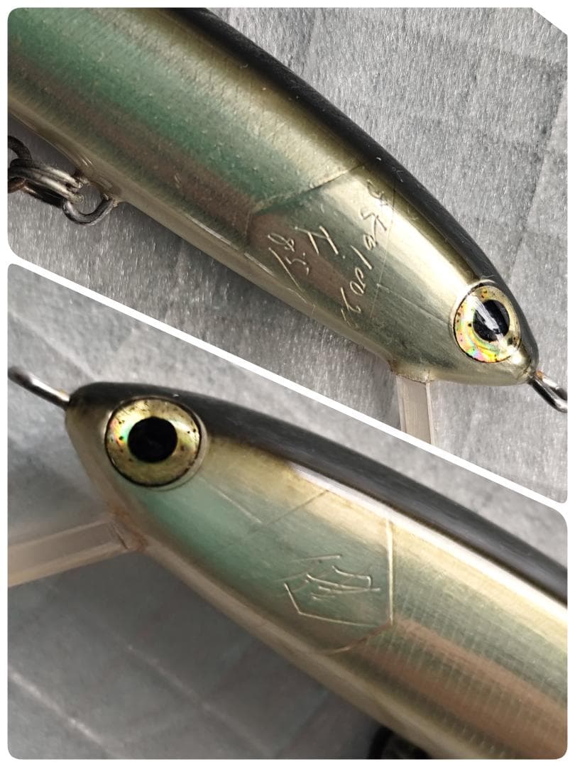 希少　健ミノー　オールドハンドメイドワカサギミノー　9㎝